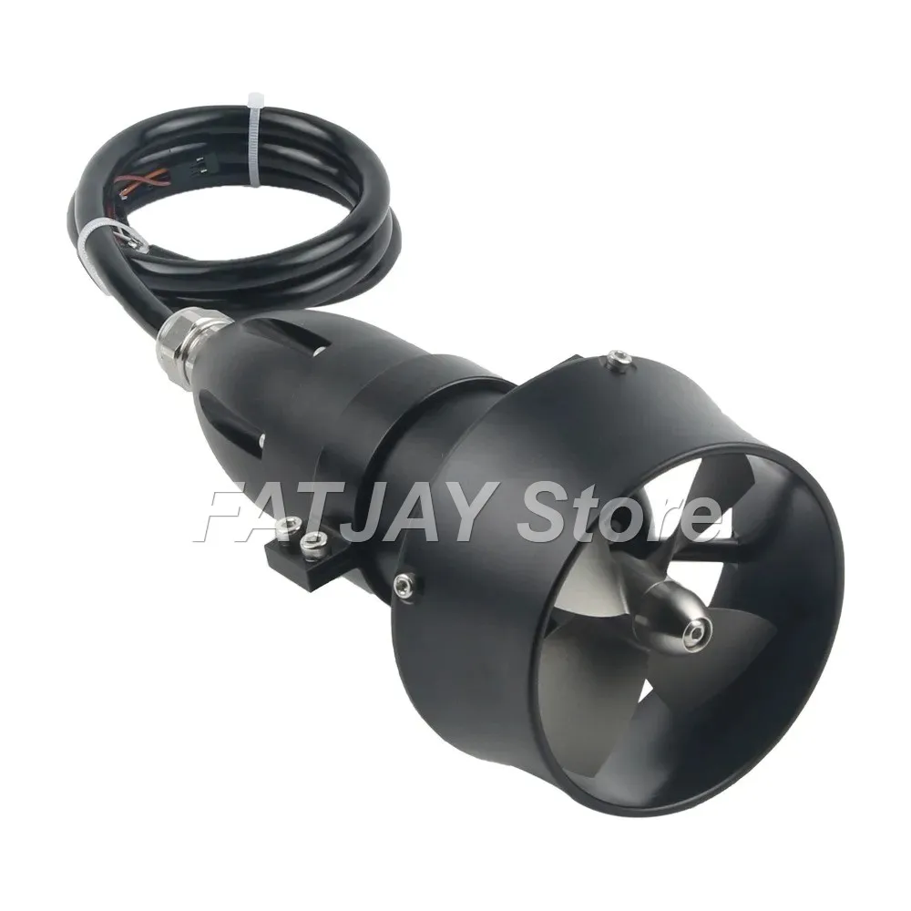FATJAY KYI-13.5ET Underwater Thruster - 24V 13.5KG Thrust IPX8 All-Metal Waterproof Brushless Motor for RC Boats Submarine ROV