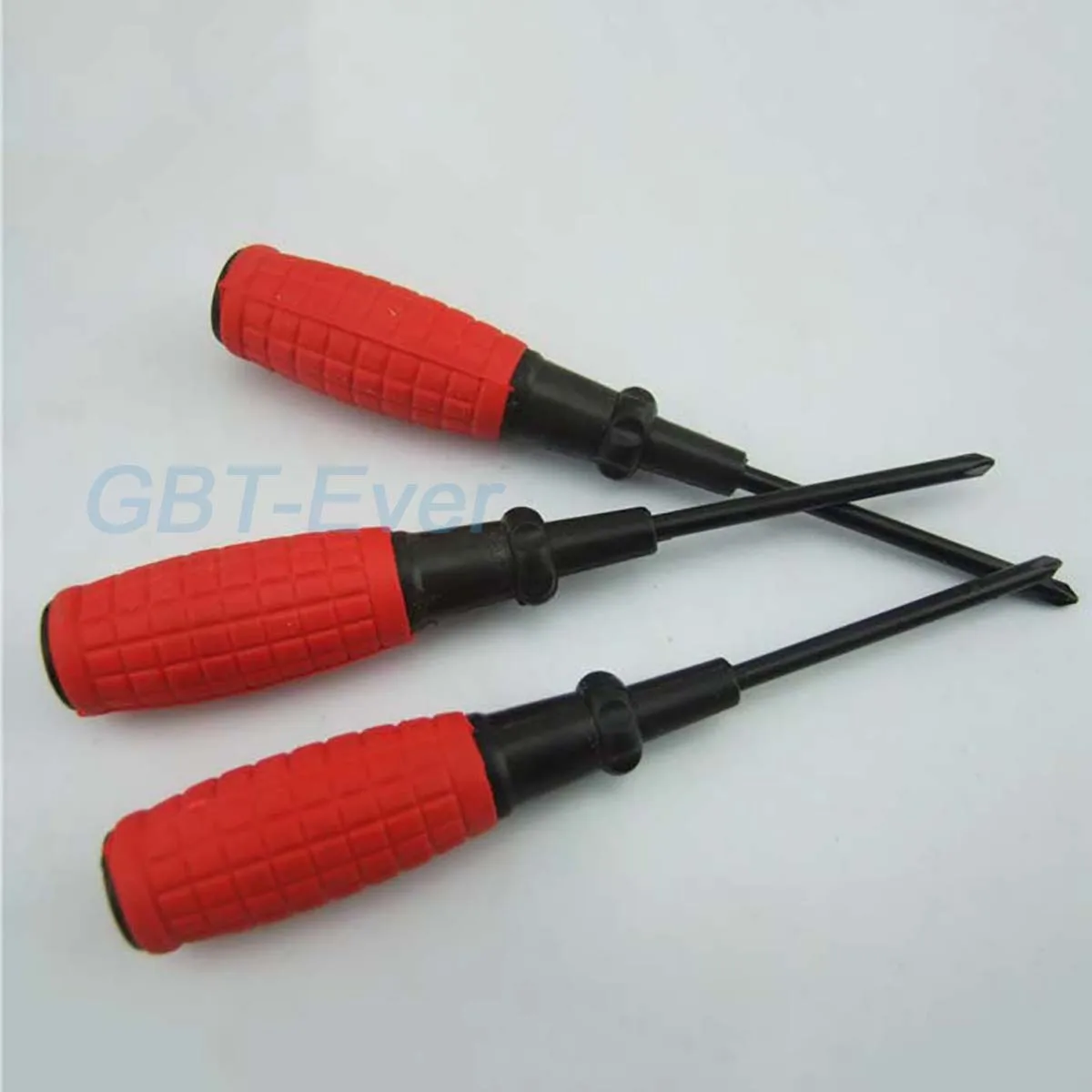 

1Pcs Red Rubber Handle Black Cast Iron Cross Screwdriver Non-Slip Electrician Insulated Security Repair Hand Tools Screw Driver