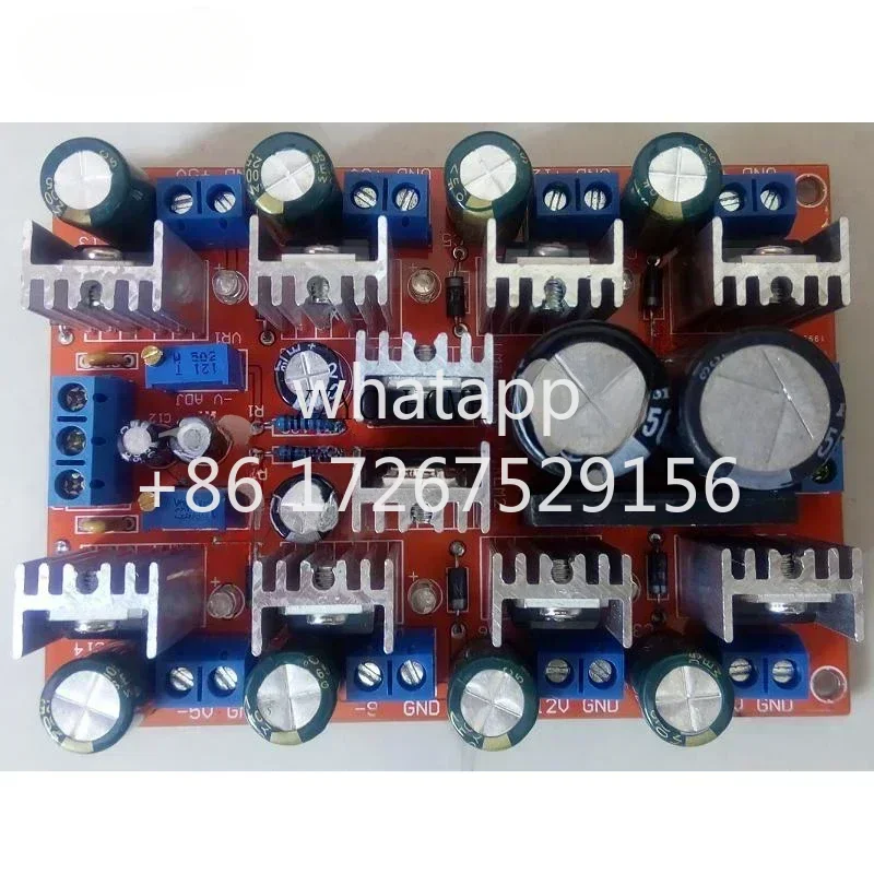 Multi-channel DC Linear Regulated Power Supply Adjustable Power Supply Module Positive and Negative 15V 12V 9V 5V