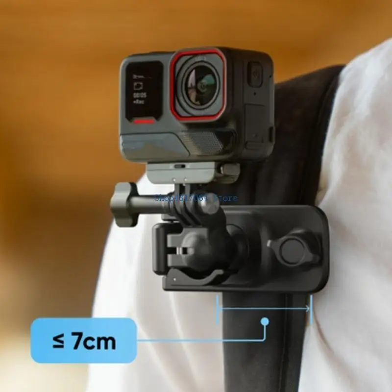 T3LB Backpack Mount Quick Release Strap Clip for GO 3S GO 3 Shoulder Bag Belt Strap Mount Action Camera Video Recording