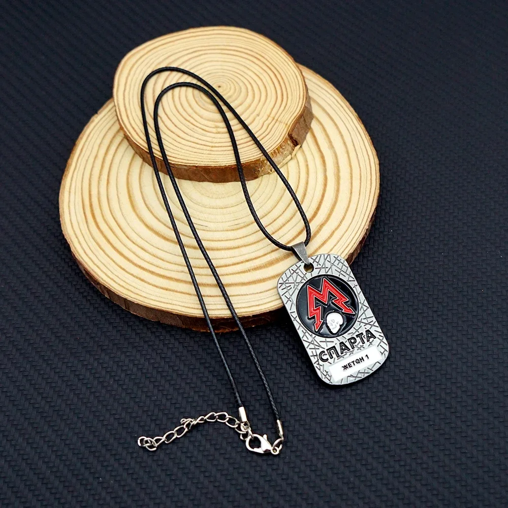 Game Metro 2033 Necklace Dog Tag Metal Necklaces Accessory Jewelry Pendant Chains Choker Collares Gift