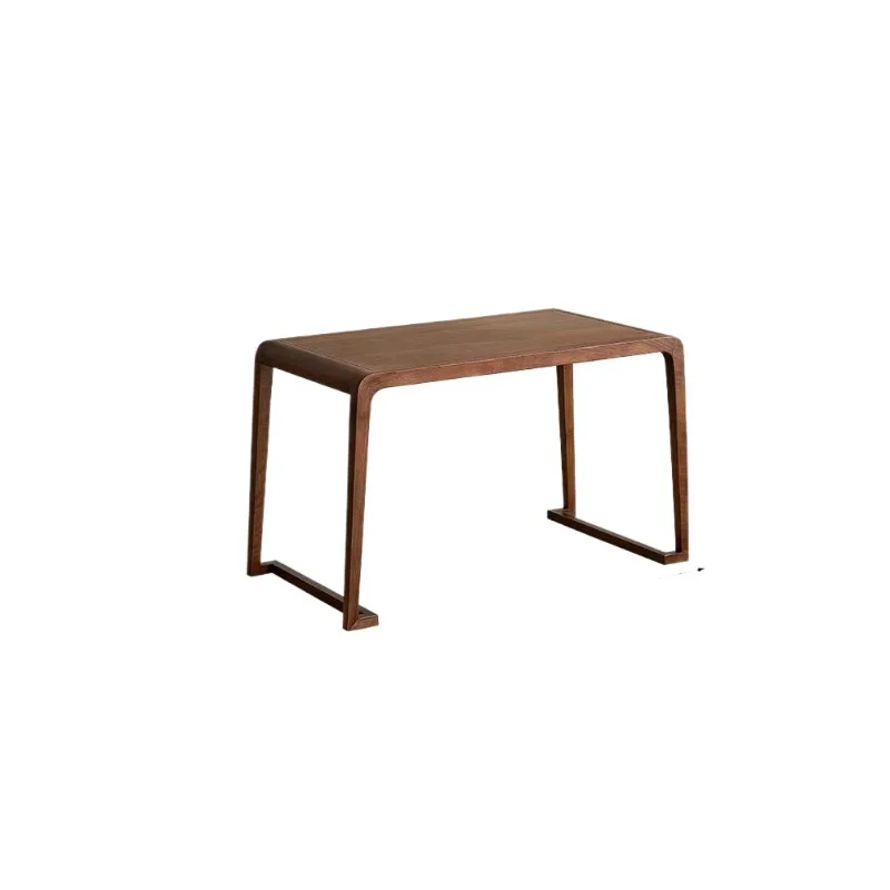 

Black walnut solid wood home computer desk living room writing bedroom simple table