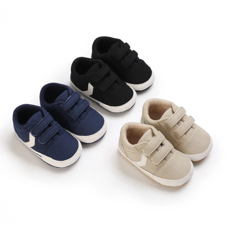 Zapatos deportivos de lona para bebés, calzado informal para recién nacidos y niños pequeños de 0 a 18 meses, primavera y verano