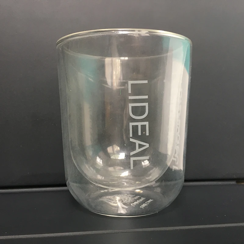 Glas Kristall Tasse Becher Flasche Markierung Druck Gravur Maschine UV 355nm 3D Kurve Markierung Optional 3W/5W/10W