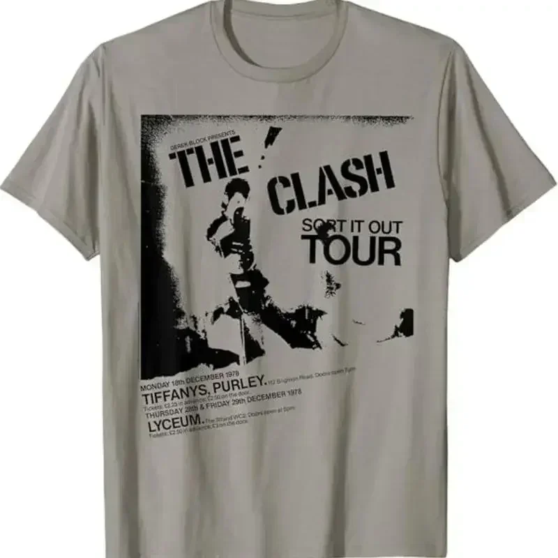 Vtg The Clash Band Sort It Out Tour T shirt size S 5XL