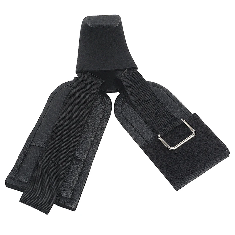 eather Weight Lifting Hook Gym Fitness Weightlifting Non-slip Heavy Duty Steel Strong Load Capacity Wrist Strap Hook Pull-up