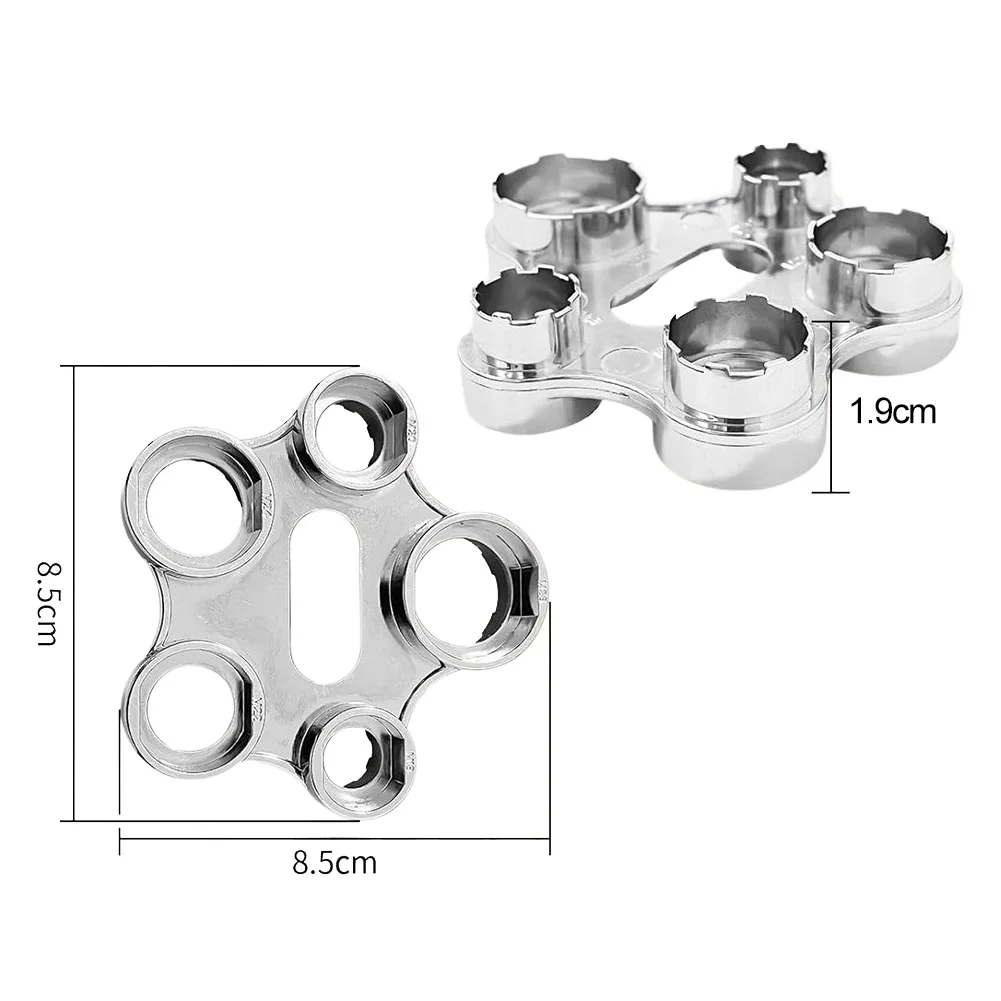 เครื่องมือประแจเติมอากาศขนาดกะทัดรัด ประแจขนาด 10 แสดงเป็นรูปภาพ กุญแจเติมอากาศ การออกแบบตามหลักสรีรศาสตร์ ประสิทธิภาพยาวนาน