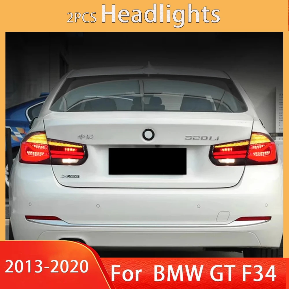 

Автомобильные задние фонари в сборе для BMW 3 серии 320i 325i 330i F34 GT 2013-2020, светодиодный обновленный светильник с чешуей дракона, аксессуары для инструментов