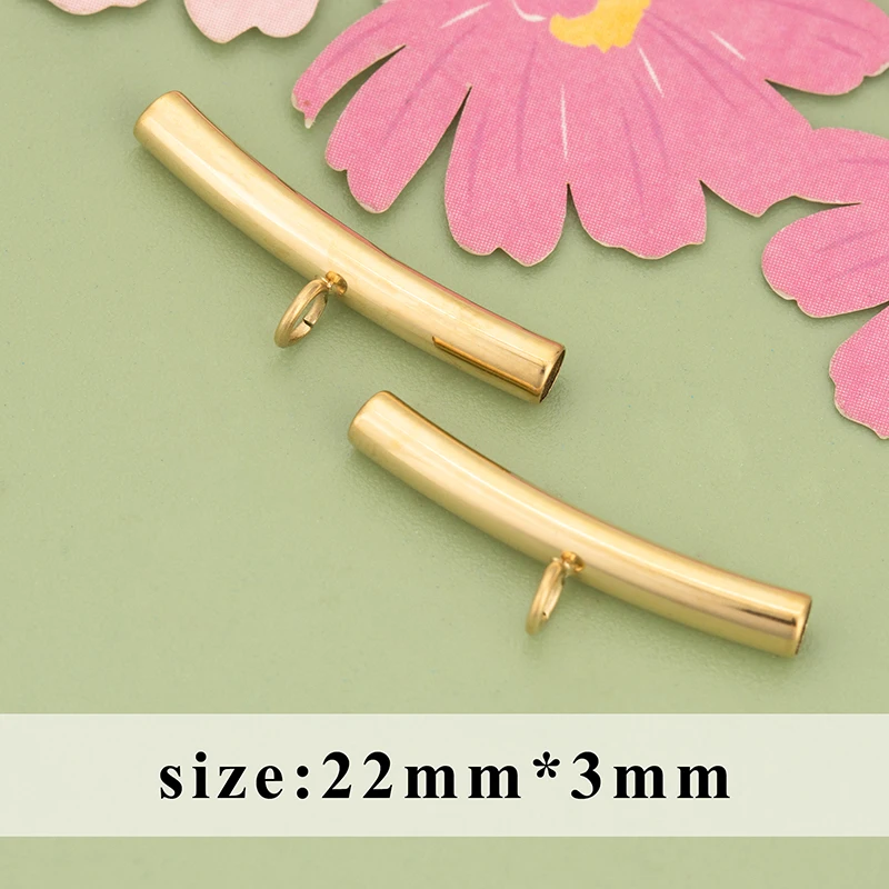 assoonas, 4 Stück/Set, MH02, Schmuckzubehör, 316L Edelstahl, nickelfrei, Anhänger, handgefertigt, Schmuckherstellung, DIY-Verbinder – Detail 3
