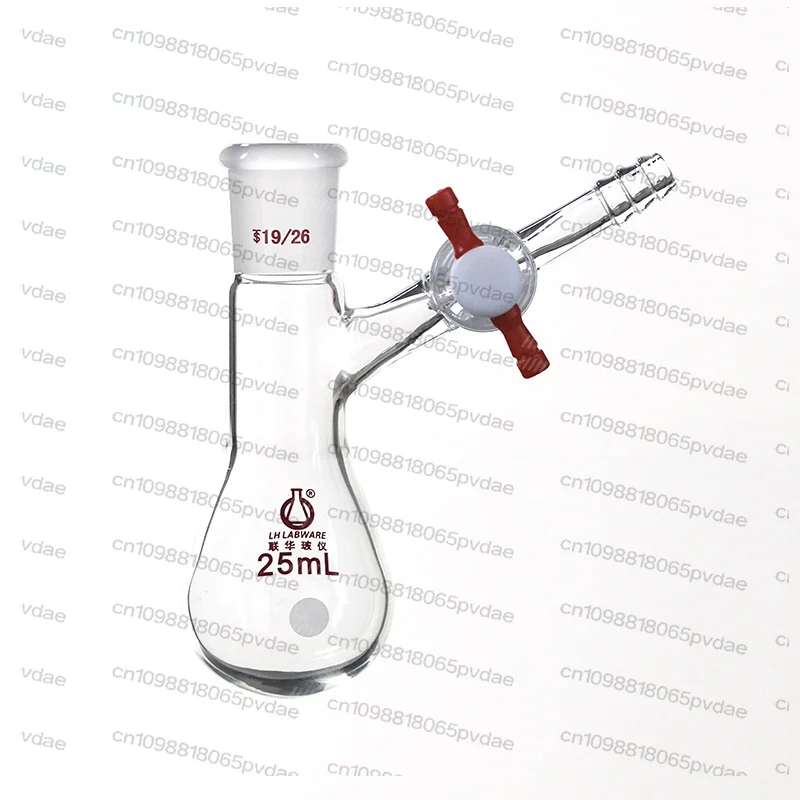 Grinding Mouth Eggplant-shaped Reaction Distillation Flask Schlenk 10/25/50/100/250/500/1000ml