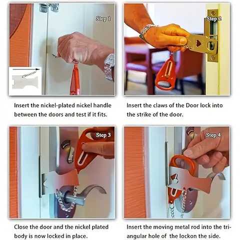 8 best sales होटल के दरवाज़े के ताले की सुरक्षा - №5