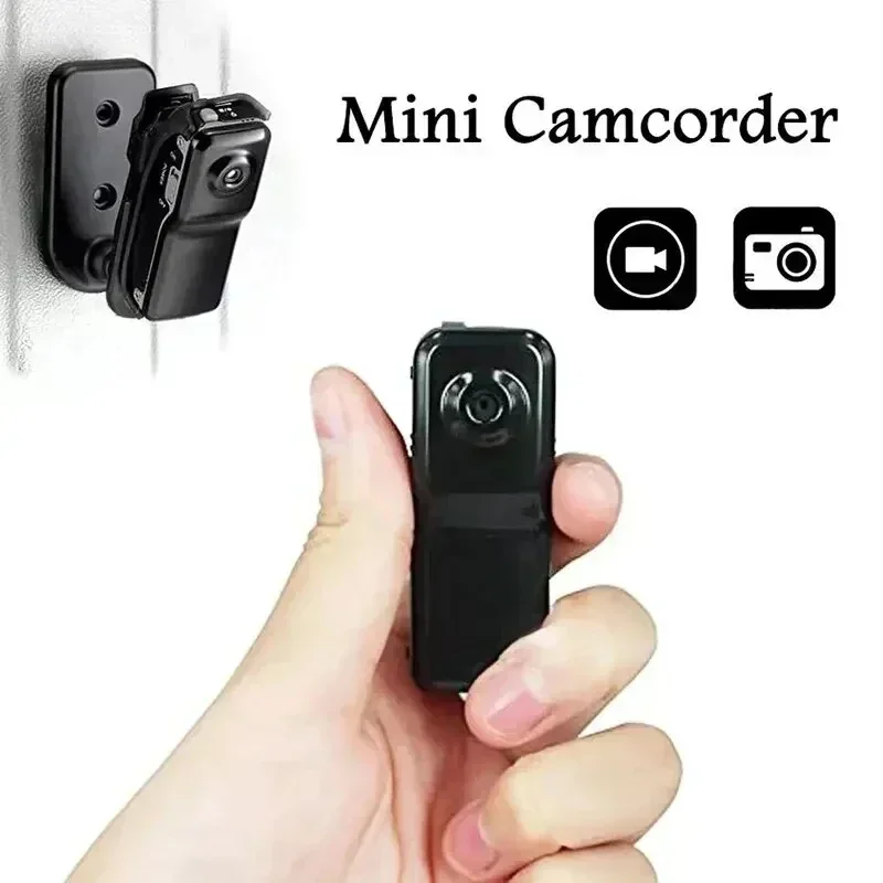 HD Mini DV Camera Body Camcorder Mount Portable Video Record Nanny Security Cam Small Sports Car DVR Webcam For Home Office 2024