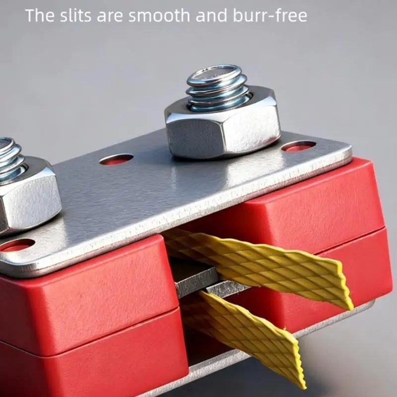 Durable Alloy Steel Banding Stripper for Carton Metal Edge Trimming DIY Binding Tasks Portable Hand Tool D2RD כלי עבודה לבית סט