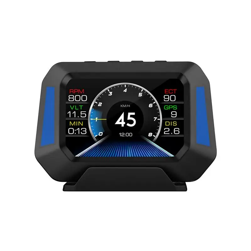 

HUD Inclinometer Car Level Sensor Universal Car HUD Head Up Display Speedometer Digital Display Digital HUD GPS Speed Slope