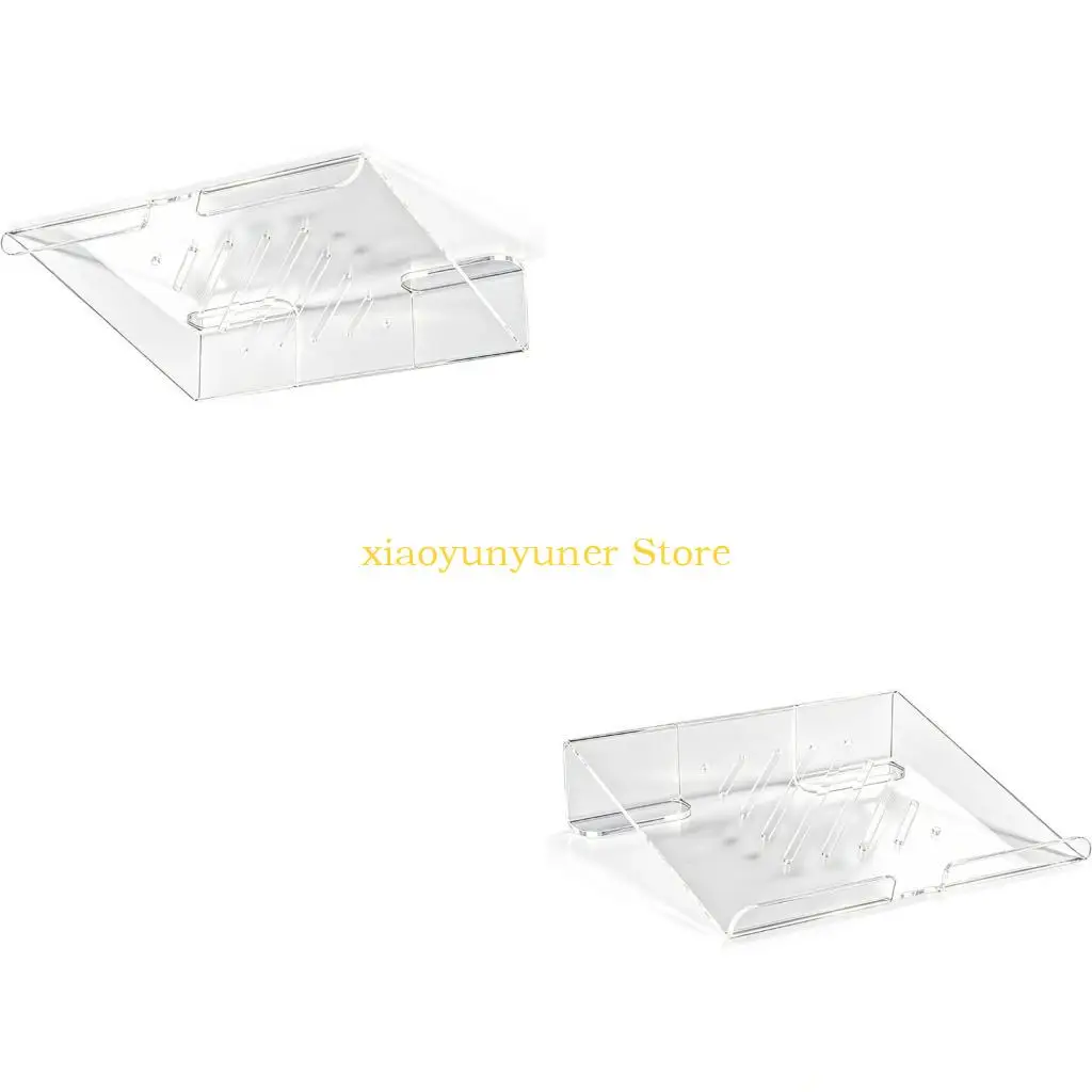 P9JB Acrylic Desk Laptop Risers with Open Airflows Platform for Study Space