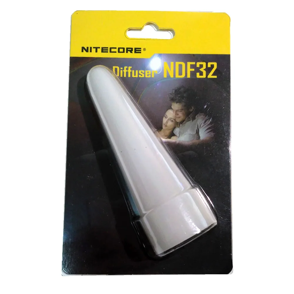 2024 NITECORE NFR32 NTW32 NDF32 Flashlight Red Filter 32mm Red Diffuser Len Adapter Flashlight Filter Diffuser Traffic Wand Cone