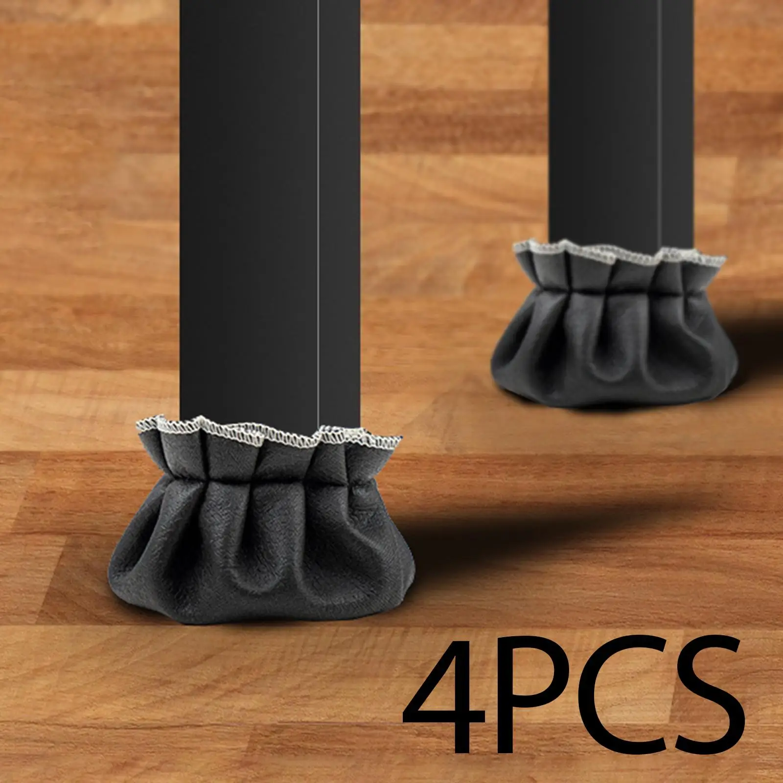 4Pcs Universal Dustproof Piano Stool Leg Pad Piano Bench Leg Covers Chair Leg Caps for Stage Bedroom Piano Store