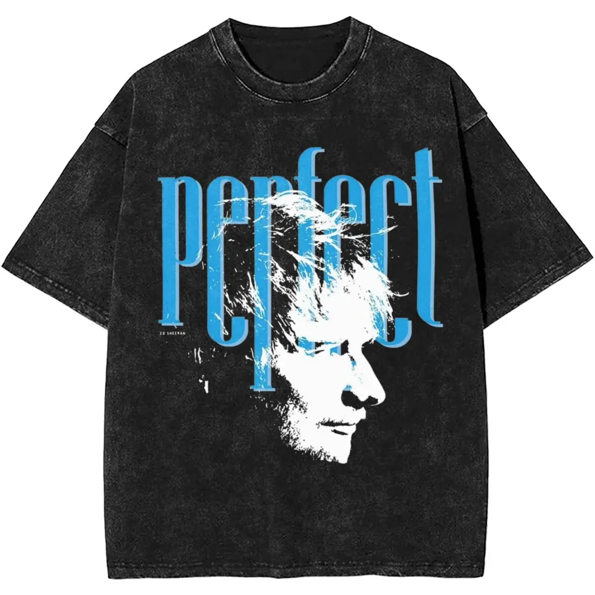 Novelty Perfect ED SHEERAN Face T Shirt Outfit Tees Tops Men Women Harajuku T-shirt Clothing