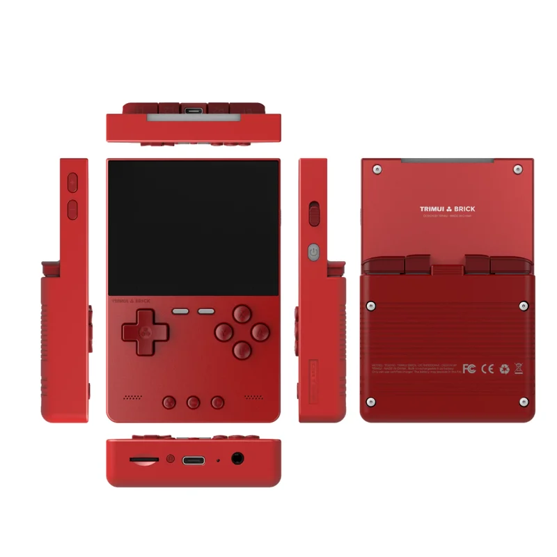 Trimui Brick Nuova Console Portatile Verticale Piccola Console Di Gioco Retrò In Mattoni Quadrati Nostalgia D'infanzia Psp Portatile Simulare Gba