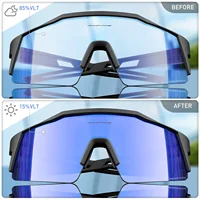Kapvoe, nuevas gafas rojas para ciclismo al aire libre para hombre, gafas de sol para ciclismo Uv400, gafas fotocromáticas azules para bicicleta de montaña, gafas deportivas