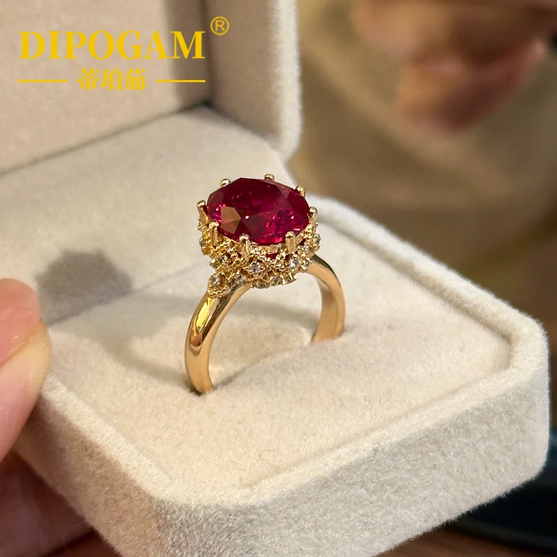 

Индивидуальное кольцо с 6-каратным камнем в форме цветочного бутона, микрозакрепка, итальянское мастерство, модный дизайн, элитные ювелирные изделия