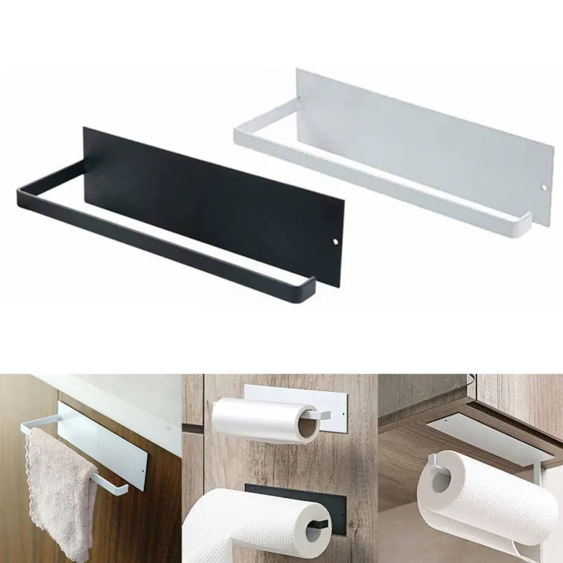 

Новый клейкий держатель для туалетной бумаги, кухонная вешалка для полотенец, диспенсер для салфеток, впитывающая подставка, вешалка для салфеток, аксессуары для ванной комнаты
