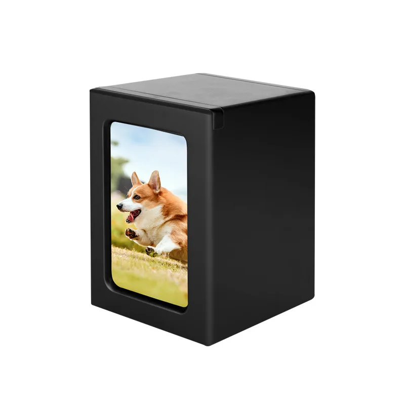 Pet Urn Memorial Pet Coffin Wooden Photo Frame Funeral Cat Dog Supplies Burial