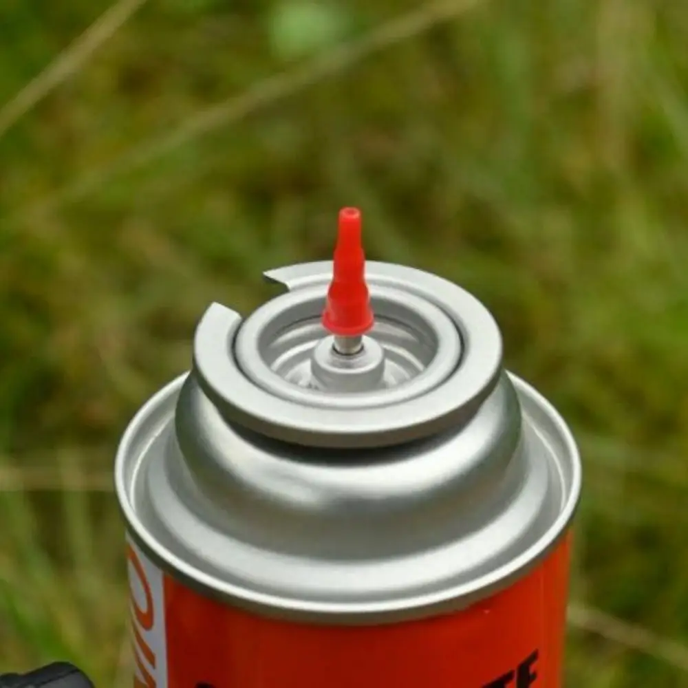 10 قطعة محول فوهة عالمي جديد خزان بلاستيكي أحمر في خزان قابل للنفخ رذاذ قابل لإعادة الاستخدام محول رأس عبوة الغاز #1