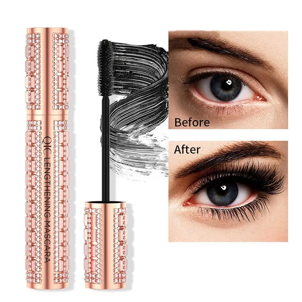 

Peanut Silicone Brush Black Mascara Curling Eyelashes Lengthening Lengthening Curl Mascara Waterproof Fast Dry