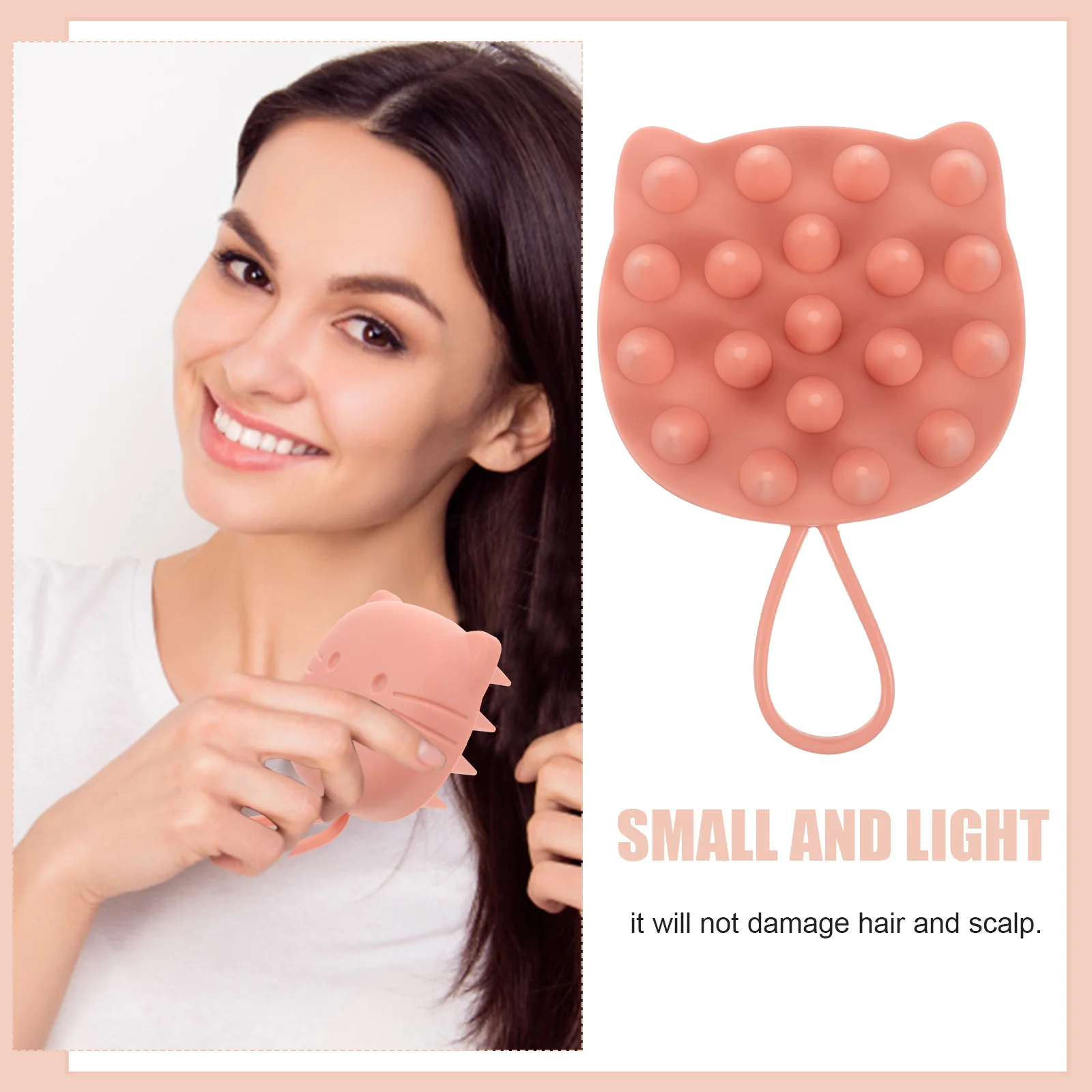 

Scalp Massager Shampoo Brush Silicone Hair Scrubber Deep Cleaning Shower Tool For Itchy Scalp Hair Care Massage Relaxation