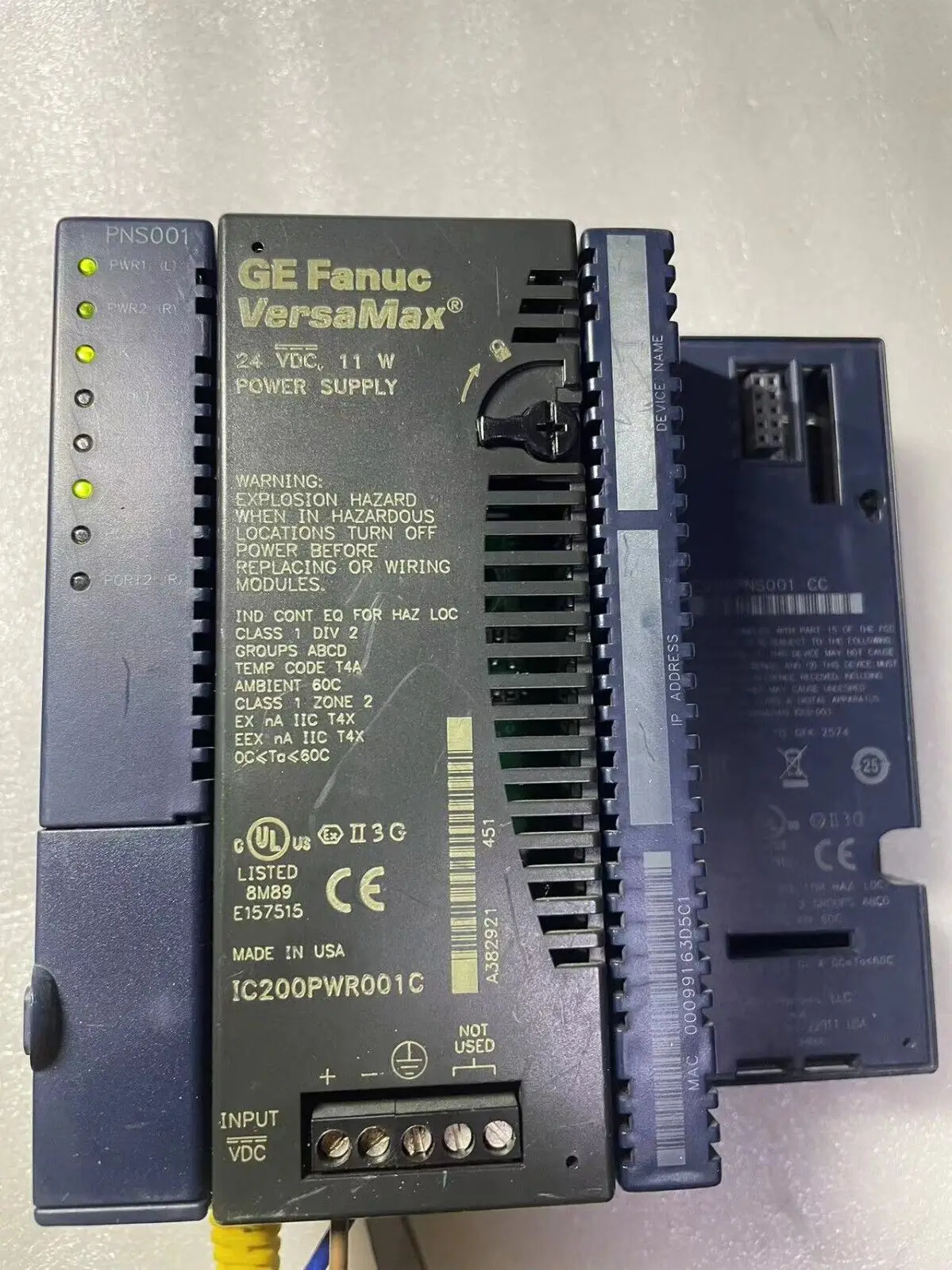 GE IC200PNS001 / VERSAMAX PROFINET SCANNER MODULE fast ship by DHL