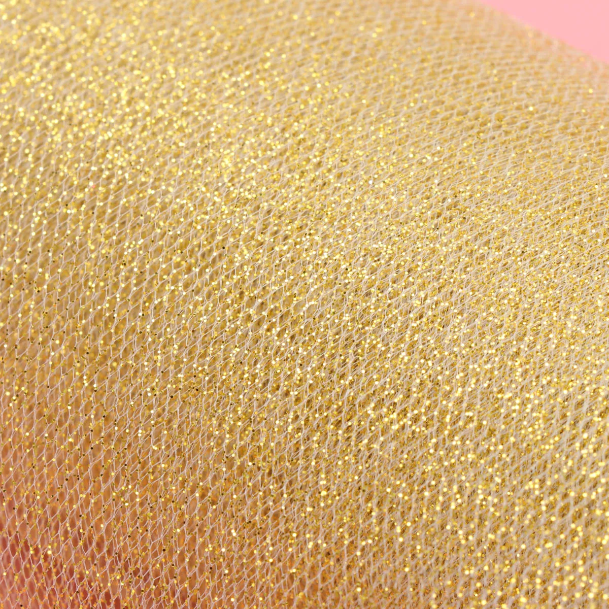 

25 Yards Gold Sparkling Glitter Spool Wedding Decor Ribbon 6 Inch Wide Rolls For Crafts Hair Bows Wrapping Shimmering Tulle