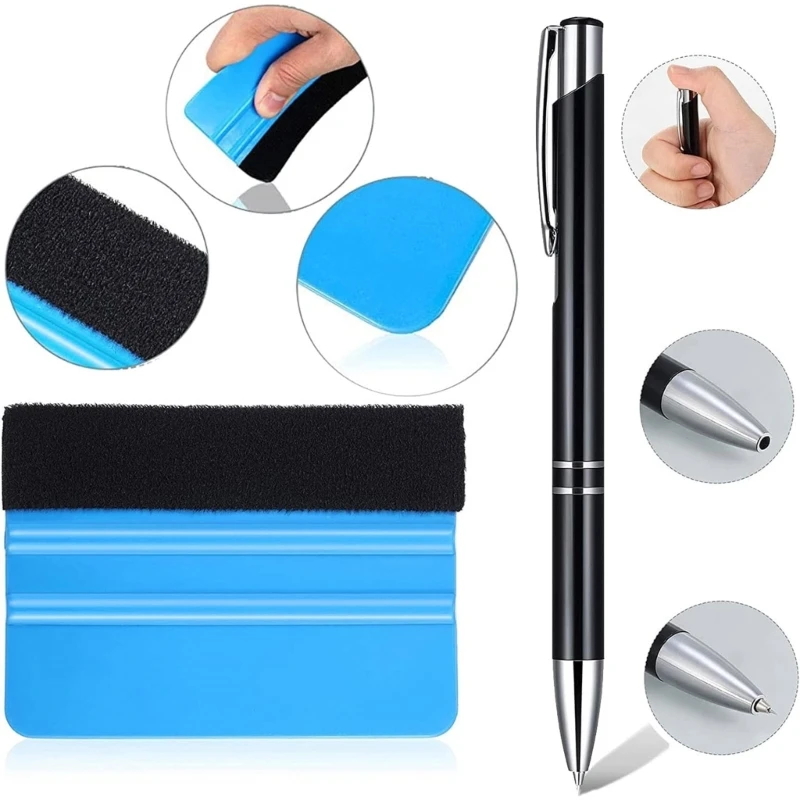 Fierté-Outil de désherbage avec stylos à dégagement d'air, adapté à l'artisanat, décalcomanies d'emballage de véhicule, enlèvement de bulles de film de fenêtre