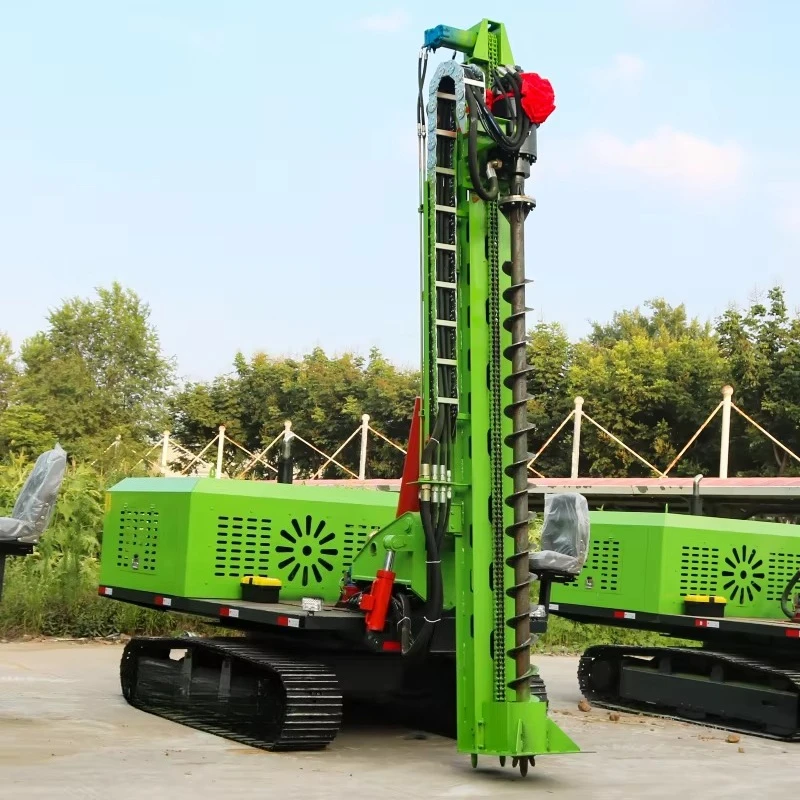 Multi-function Solar Pile Driver for Pile Driving in Various Construction Scenarios Powerful Photovoltaic Pile Driver