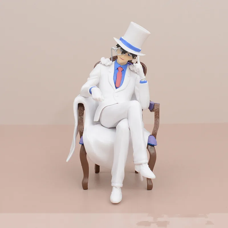 Detective Conan Rachel Jimmy Kudo Haibara Ai Kuroba Kaito Sitting Posture Chair Action figure toys doll Kids gift