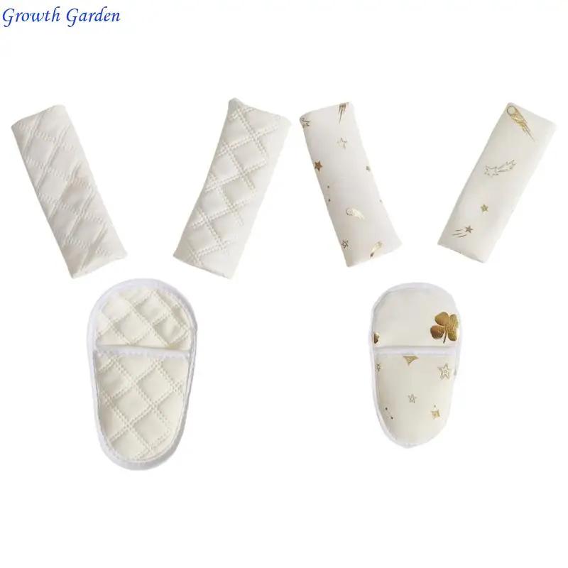 

Toddler Strollers Harness Covers Protective Crotch Pad Sleeve Soft & Comfortable Daily Use for Baby Carriage Support E65D