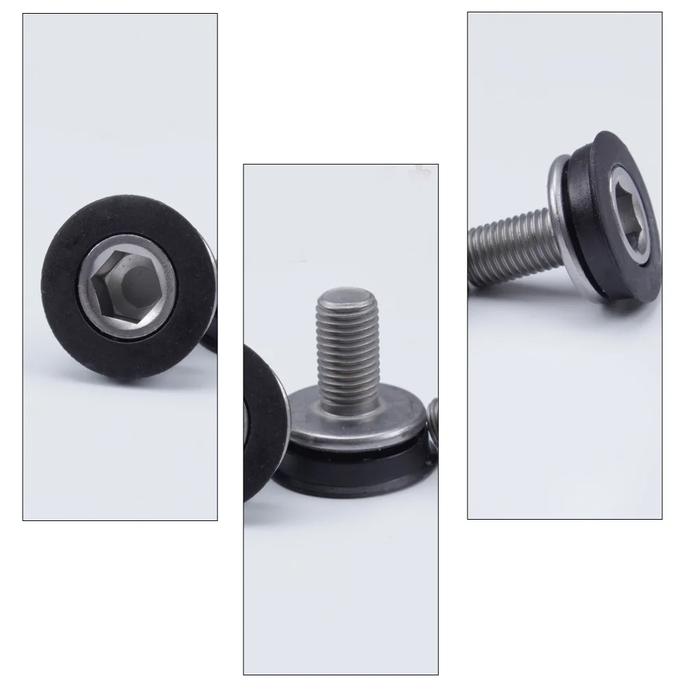 

Mtb Road Bike Waterproof Hexagon Square Hole Screw M8 Thread Hex Crank Arm Fixing Bolt Durable Steel Silver Plated Mountain Bike