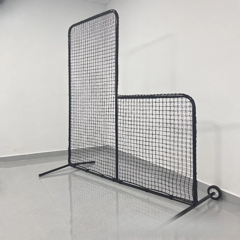 

7 * 7 feet L-shaped baseball net block net training block dodge baseball practice protective