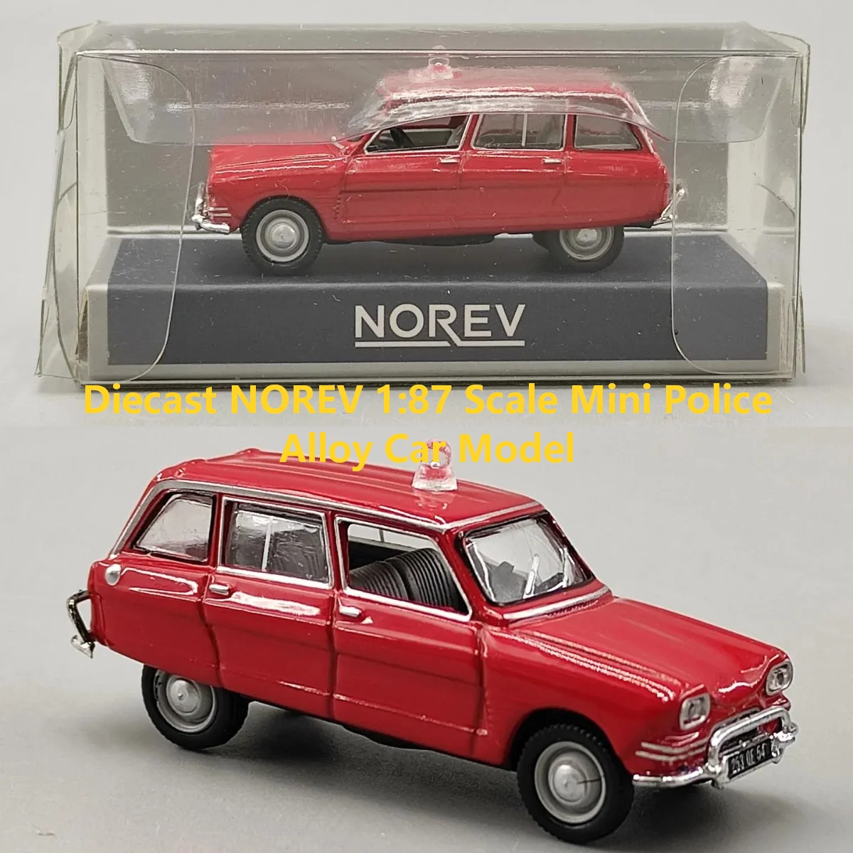 Diecast NOREV 1:87 Scale Mini Police Alloy Car Model