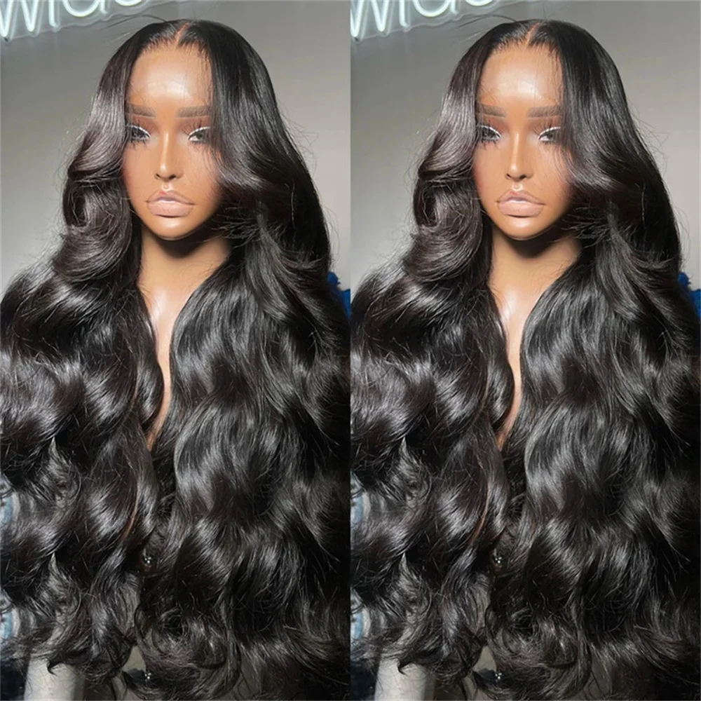 Hd 180 Density 13x4 Lace Frontal Human Hair Wigs Brazilian Body Wave 13x6 Lace Front Wig 32 Inch Remy For Black Woman