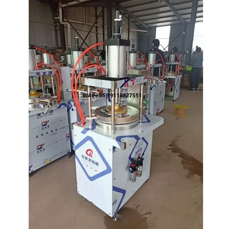 220V 800mm Diameter Pancake Press Machine with Rotating Grill System and Non-Stick Coating for Commercial Kitchens