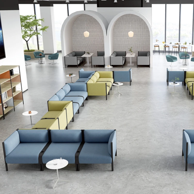 

Innovative Multi-Function Smooth Elegant Modern Modular Leather Sofa Set for Home Office Public Areas Office Furniture for