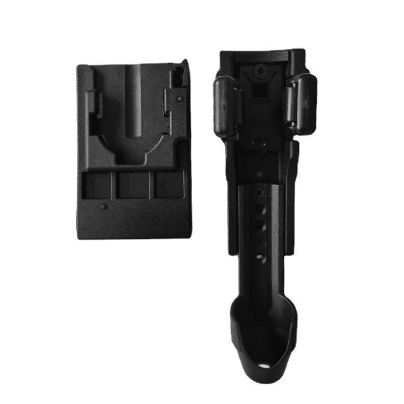 Tactical 360-Degree Rotation With Locking Quick-Release Rod Sleeve Anti-Snatch Spray/Baton Holster Flashlight Storage Holder