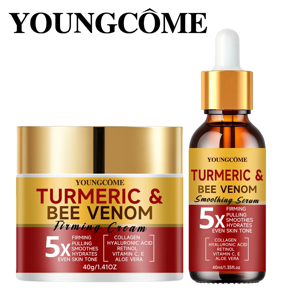 Bee Venom Anti Aging Facial Serum Bee Complex Reduce Wrinkle Firming Treatment for Dry Skin Brightening Hydration