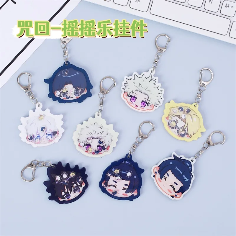 

Game Merchandise Jujutsu Kaisen Anime Cartoon Tongren Animation Acrylic Keychain Shake MusicGojo Satoru Suguru Geto Toge Inumaki