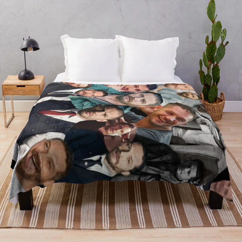 

Tom Hardy Editing Throw Blanket Soft Plaid Kid'S Blanket