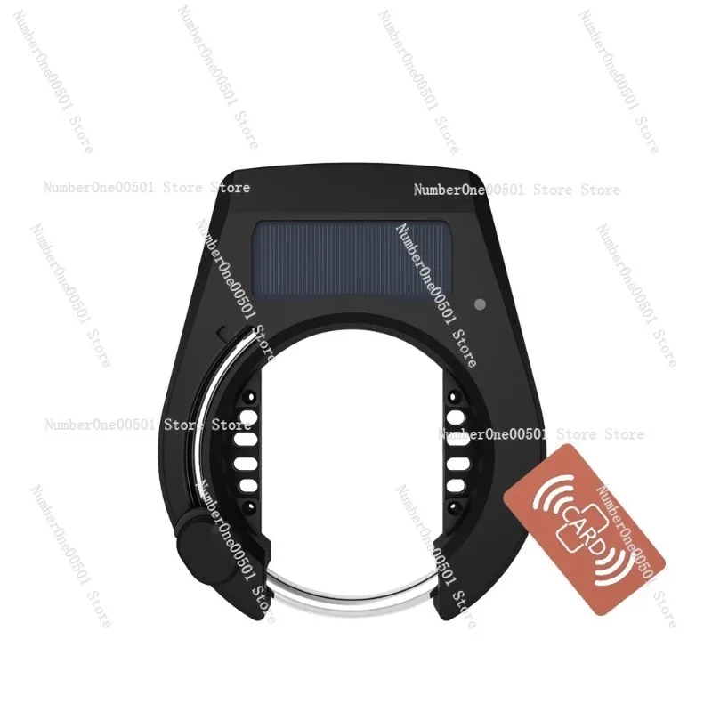 Head Grey Helmet Personal Bluetooth Smart Horseshoe Car Bicycle Lock Metal Shell Solar USB Charging