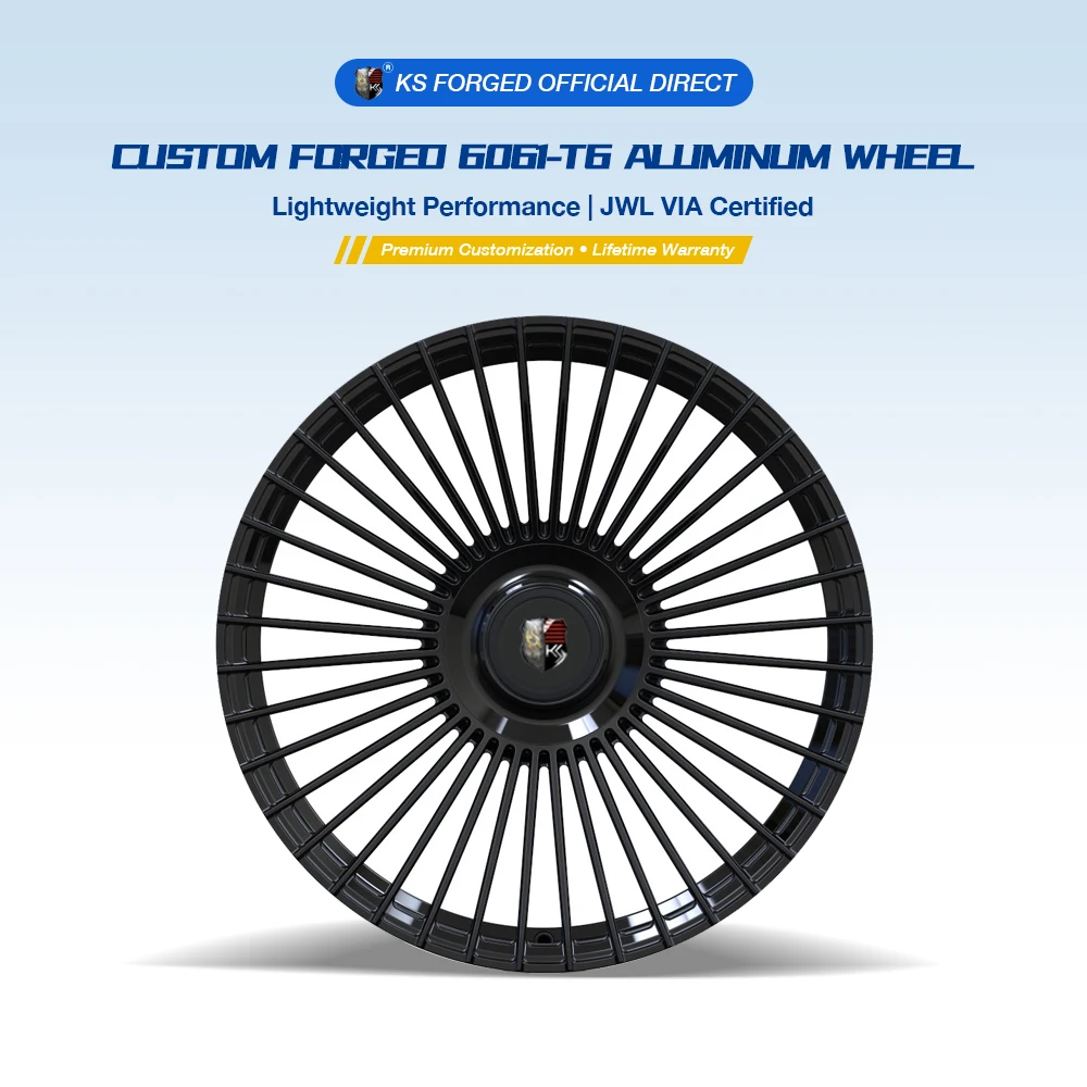 15-22 Inch Five Spoke Bright Finish Custom Forged Aluminium Alloy Wheel Rims Universal Luxury Car WheelsW205,W213,W166,X156,W257