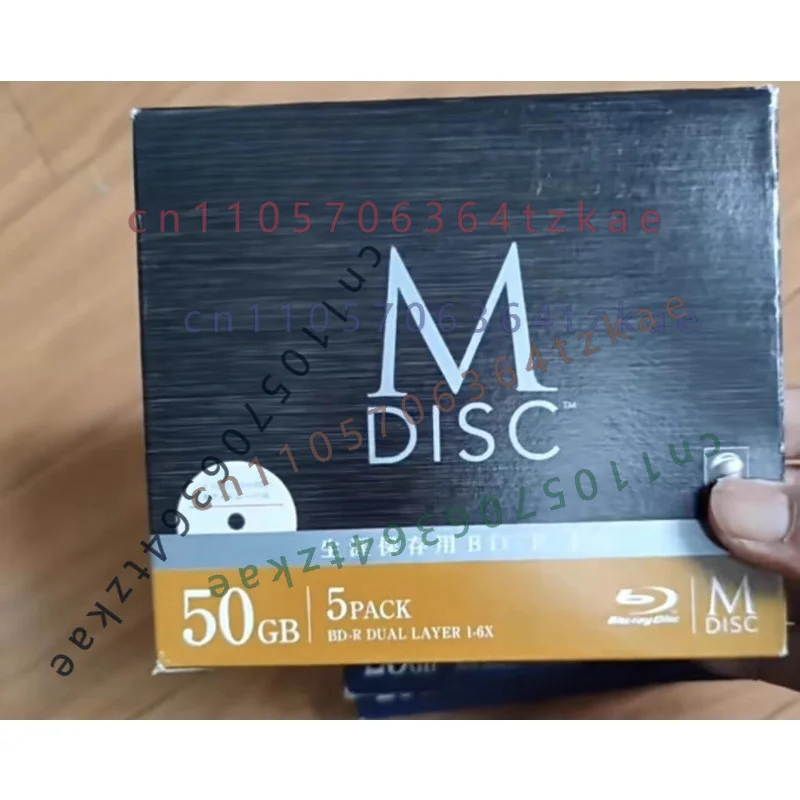 For Verbatim M-Disc BD-R DL 50GB 100GB Inkjet Printable Blank Blu-ray Disc Single 4K Archival Recordable Disc