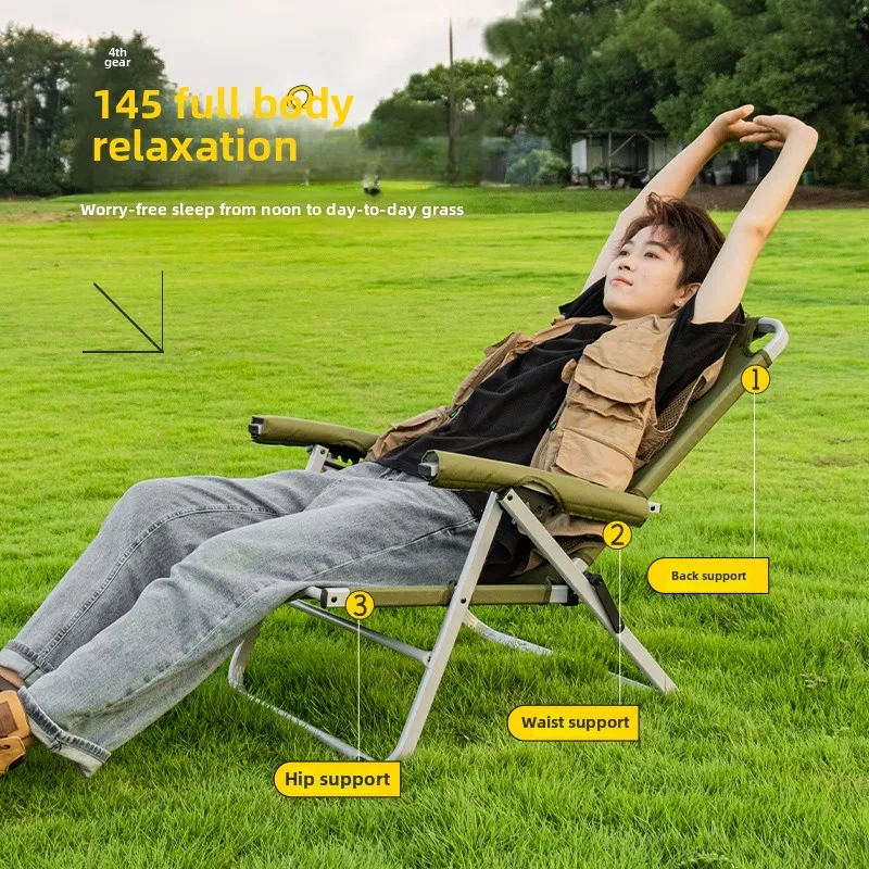 Sedia pieghevole da esterno Sedia da campeggio Picnic portatile Sgabello da pesca ultraleggero Sedia da campeggio da spiaggia Lega di alluminio